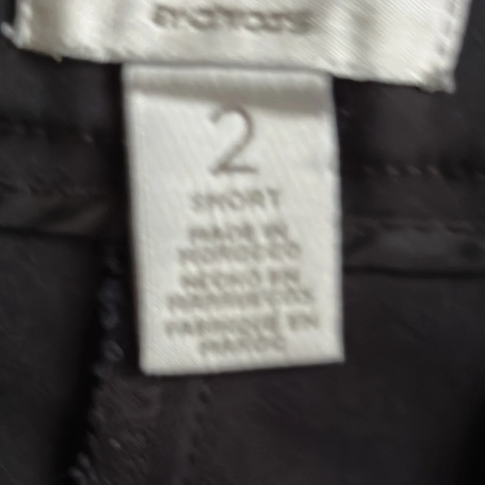 Chico's pants black slacks size 12 